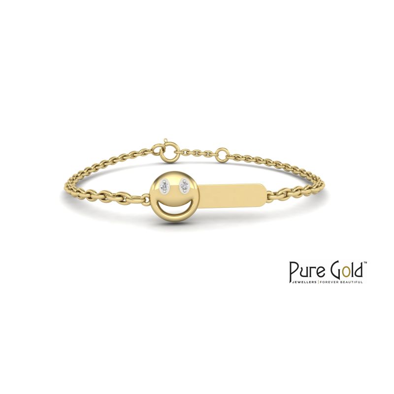 Smiley Sunshine Bracelet (18k and 0.02CTS)