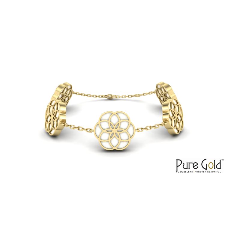 18 Karat Luciana Moonlight Pearl Bracelet - PGBRG34418