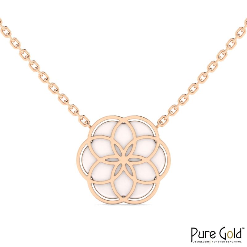 18K Gold Luciana Enchanted Petal Necklace