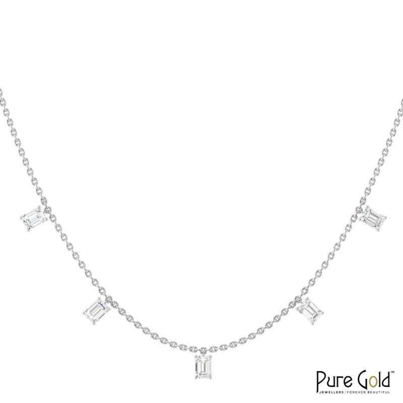 Handmade Fantasy Ensemble Necklace (18k and 2.55CTS)