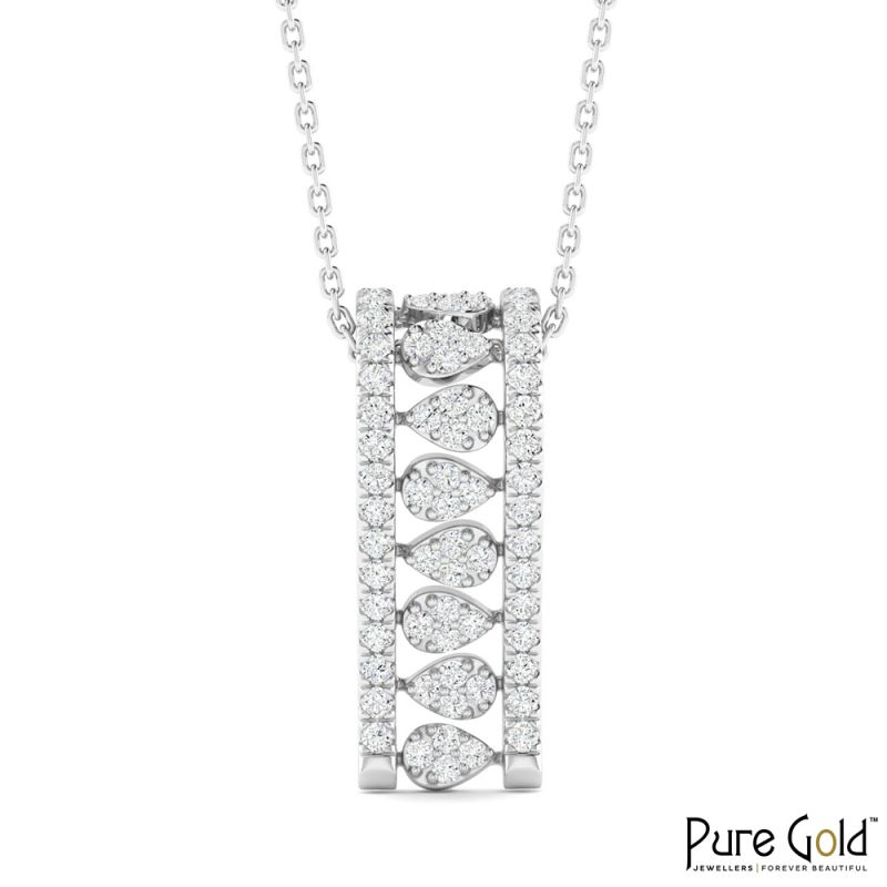 18K Gold Royal Elegance Pendant with Diamonds