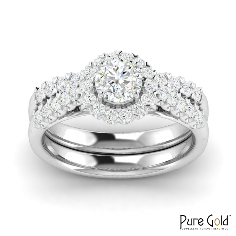 Handmade Bridal Eternal Twogether Ring (18k and 1.25 CTS)