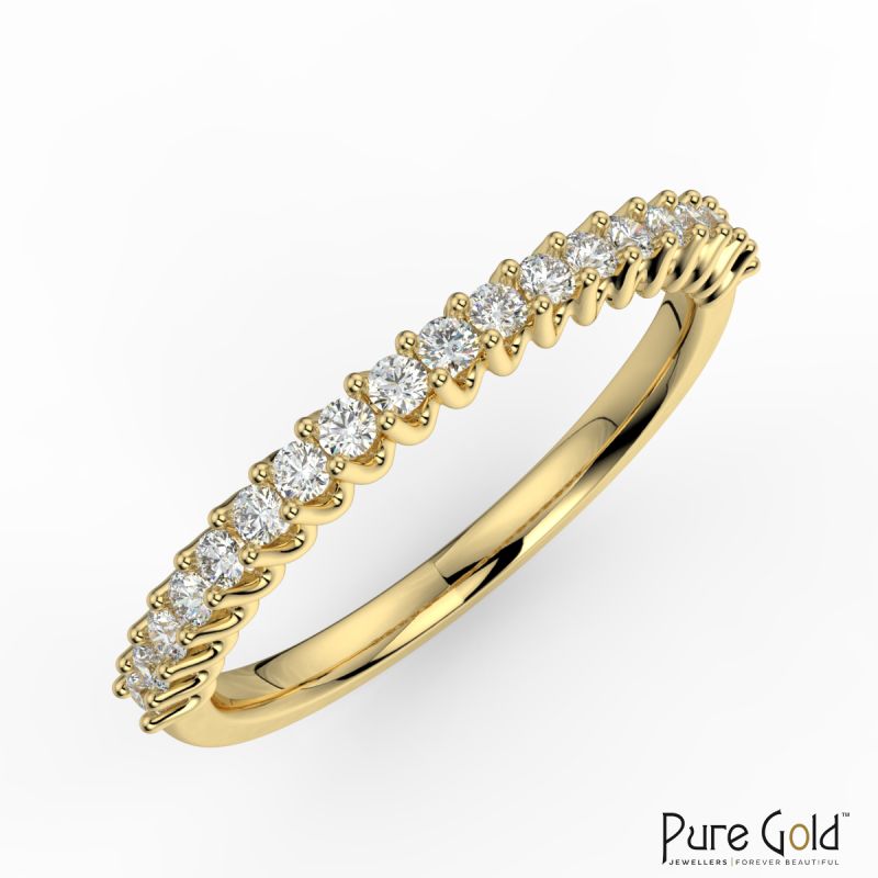 Circle of Devotion Ring (0.2 CT, 18K gold)