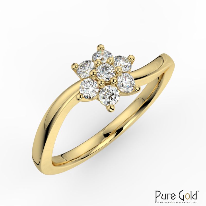 Celestial Sparkler Ring (18K and 0.20 CTS)
