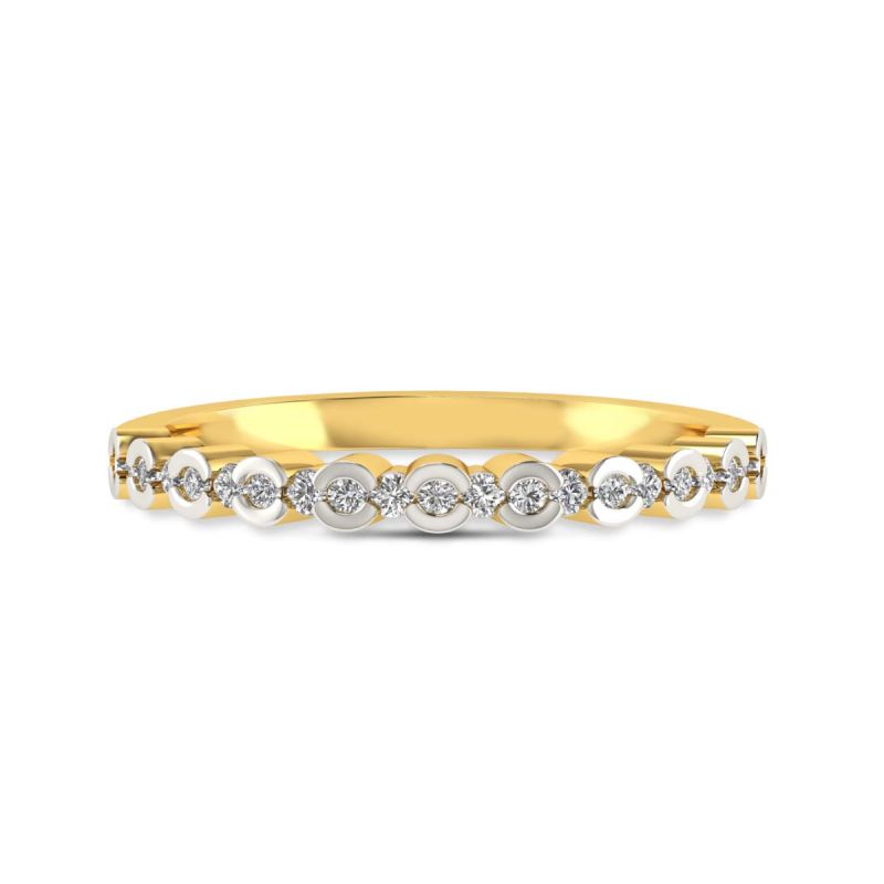 Dancing Diamonds Ring (18k and 0.20Cts)