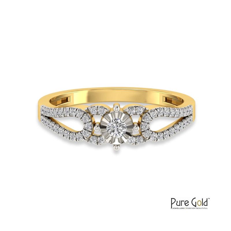 Infinite Majesty with 0.15CTS and 18K gold