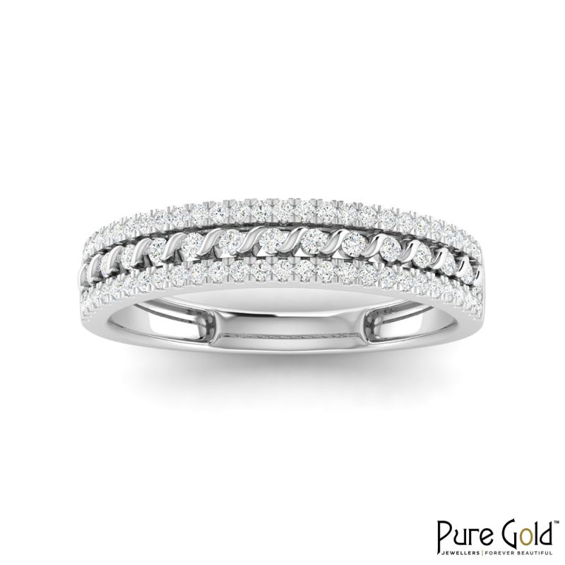 18K Gold Grandeur Ring with Diamonds