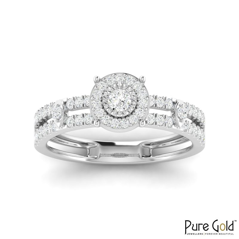 18K Gold Grand Radiance Ring with Diamonds