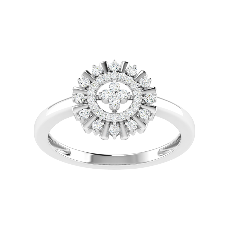 18K Gold Starlit Ring with Diamonds