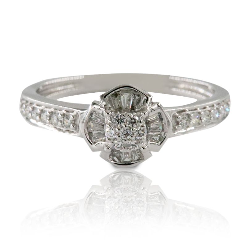 Floral Diamond Ring - PGRNG31040