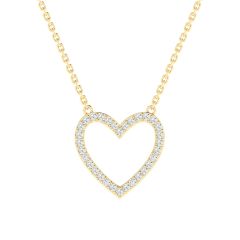 18K Gold Eternal Trace Necklace with Diamonds