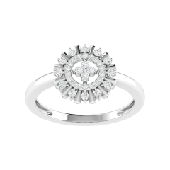 18K Gold Starlit Ring with Diamonds